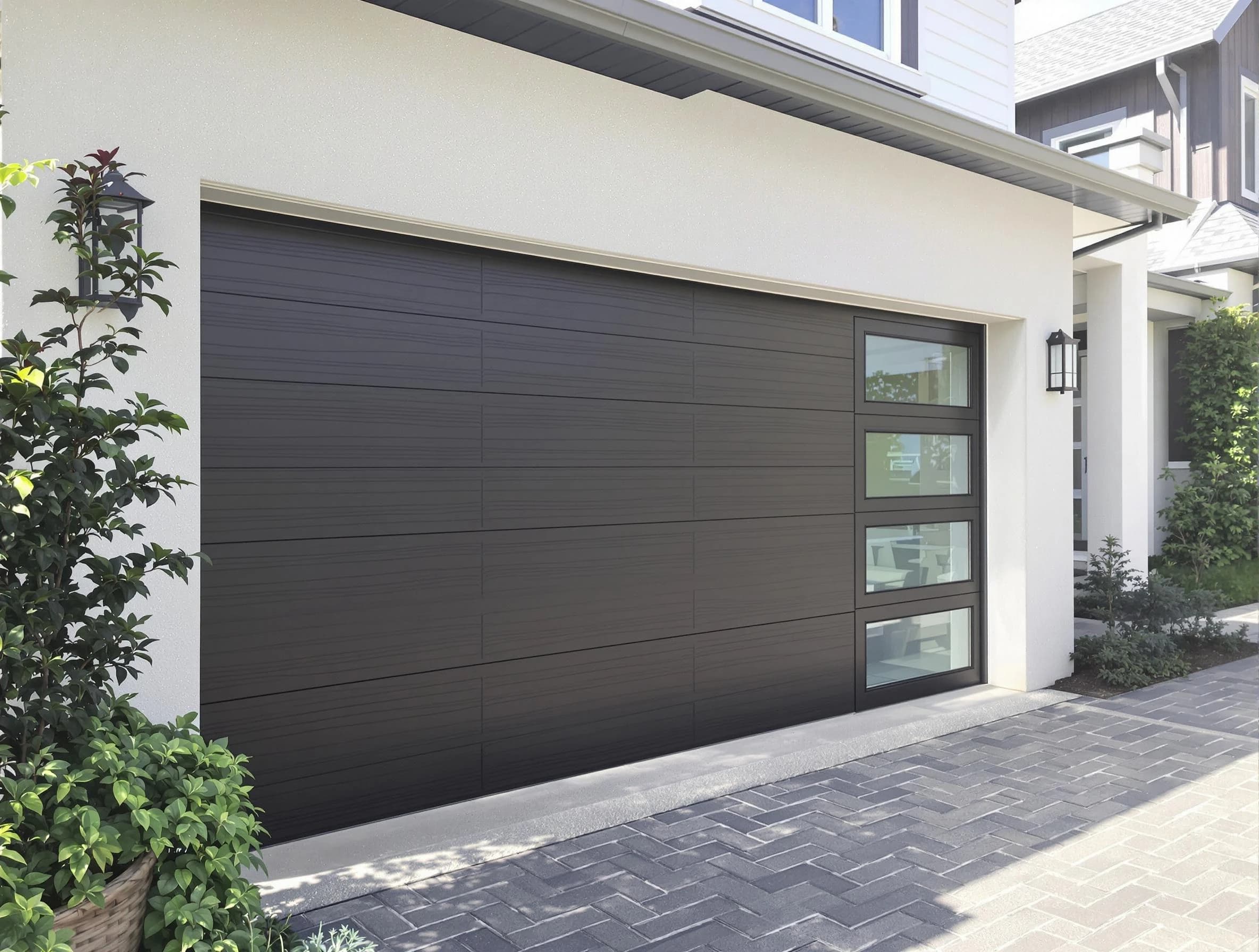 Custom garage door installation by Hillsborough Garage Door Repair in Hillsborough