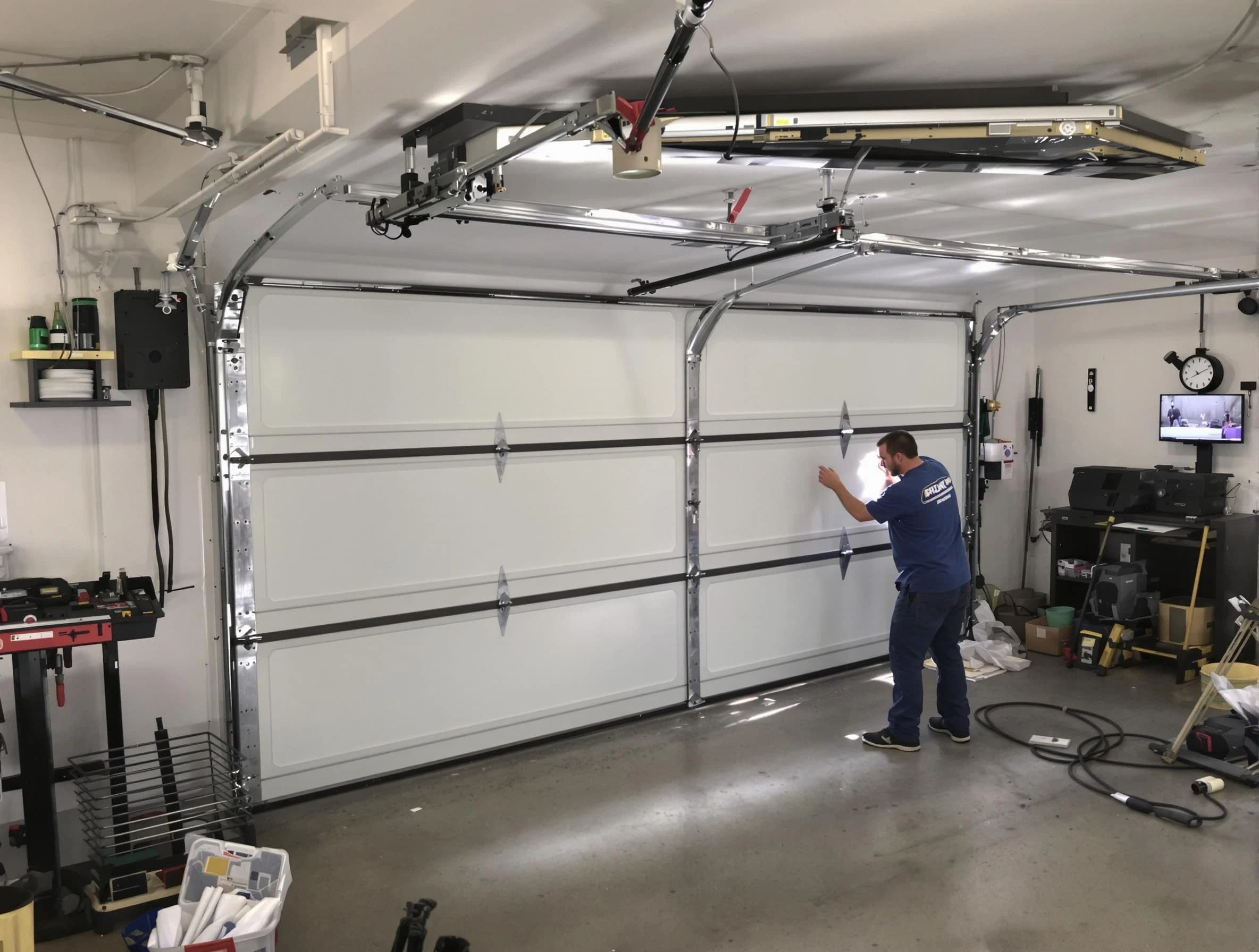 Professional garage door repair service by Hillsborough Garage Door Repair in Hillsborough