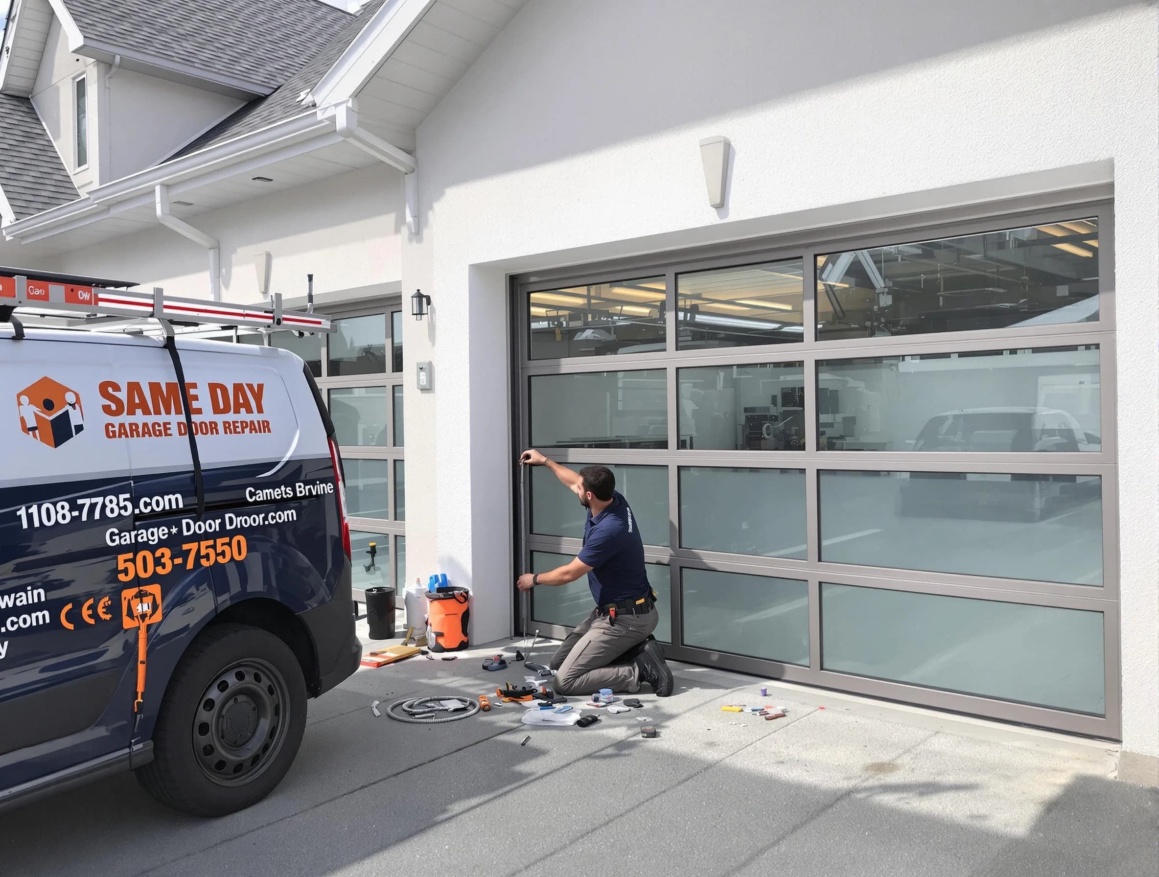 Same-day garage door repair service by Hillsborough Garage Door Repair in Hillsborough